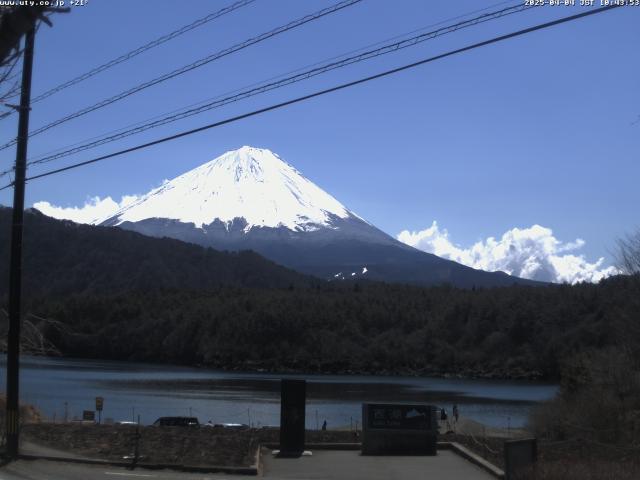 西湖からの富士山