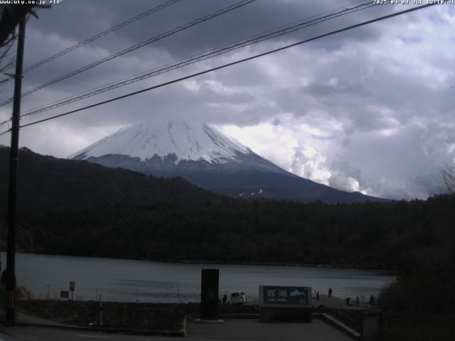 西湖からの富士山