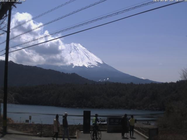 西湖からの富士山