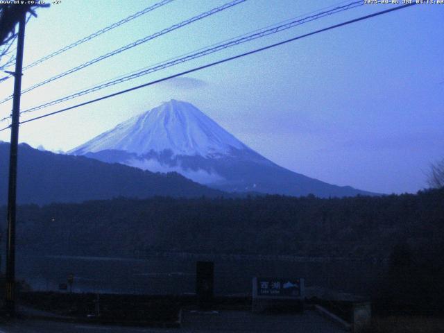 西湖からの富士山