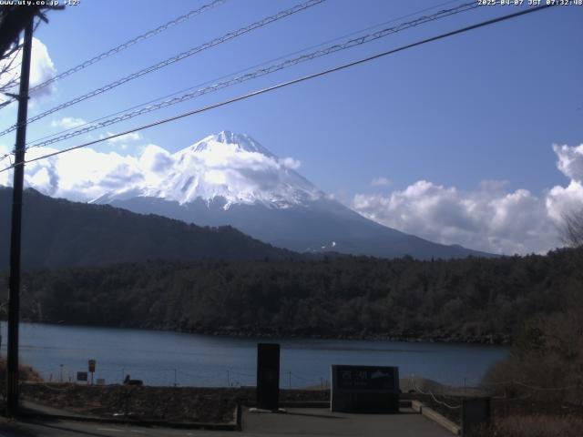 西湖からの富士山