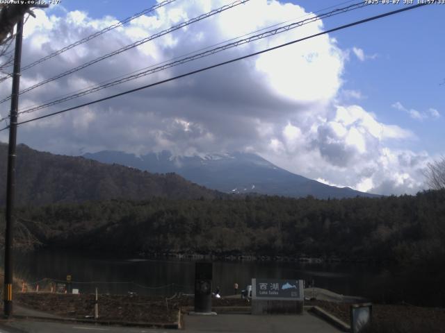 西湖からの富士山