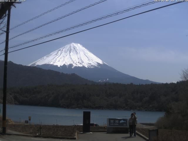 西湖からの富士山