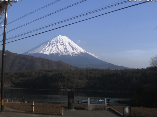 西湖からの富士山