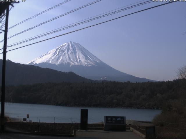 西湖からの富士山