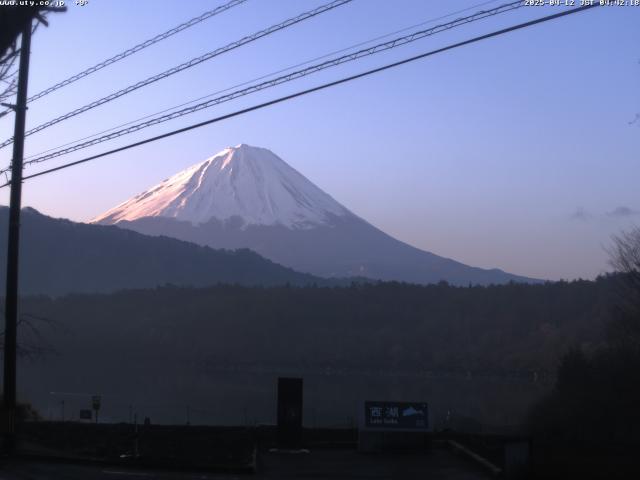 西湖からの富士山