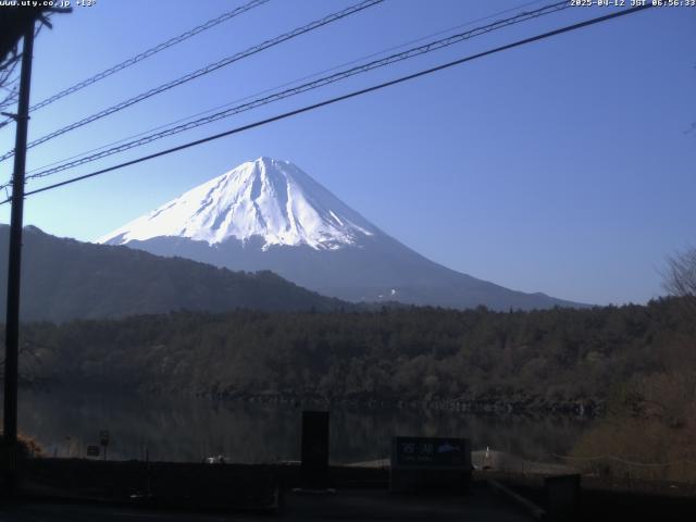 西湖からの富士山