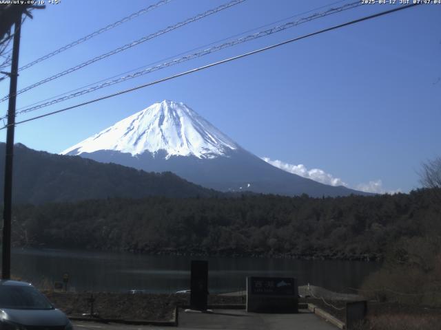 西湖からの富士山