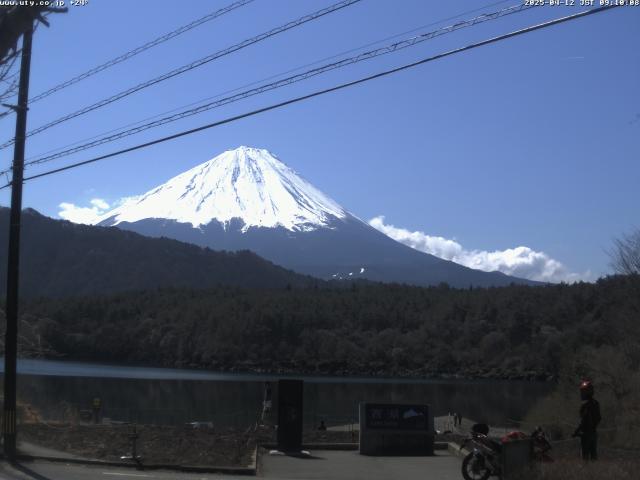 西湖からの富士山