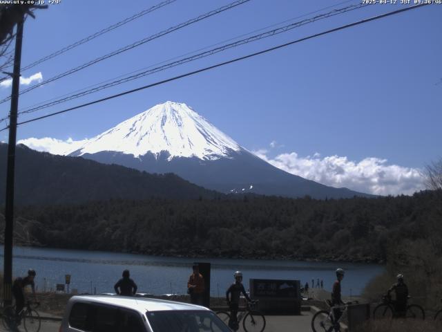 西湖からの富士山
