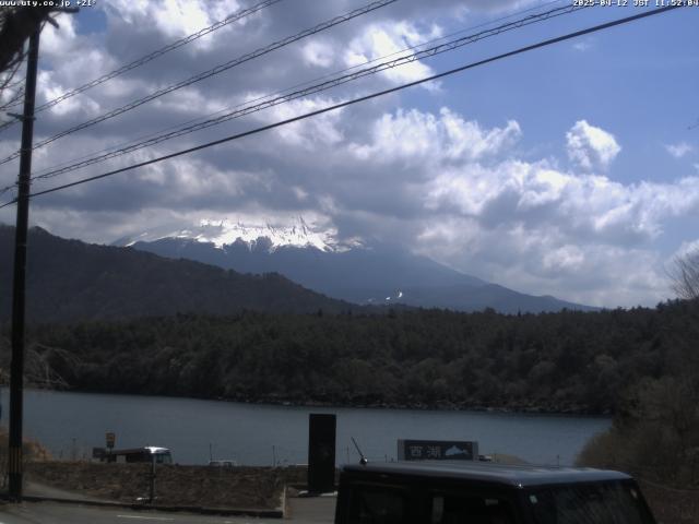 西湖からの富士山