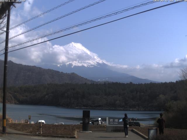 西湖からの富士山