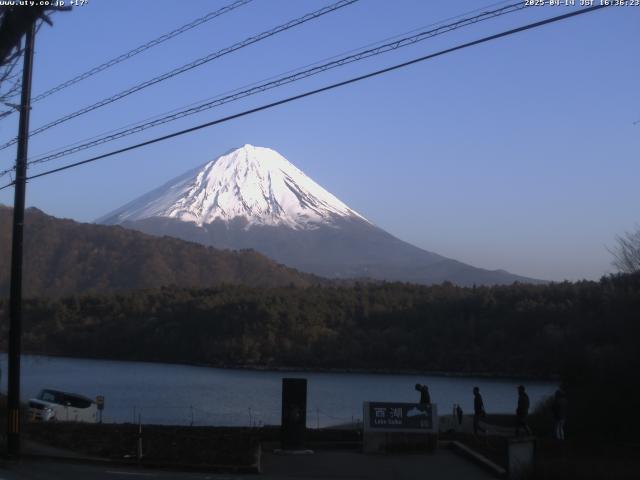 西湖からの富士山