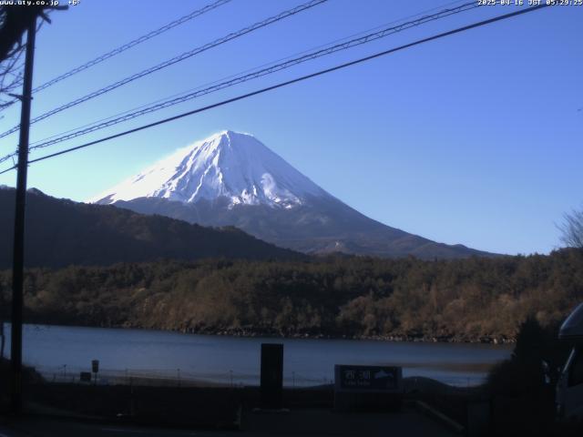 西湖からの富士山
