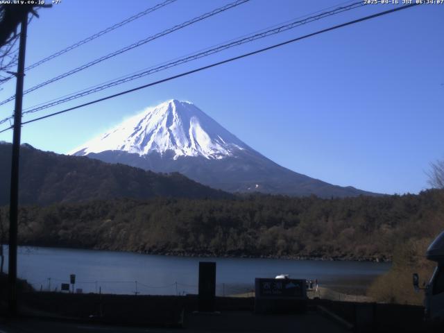 西湖からの富士山