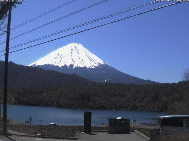 西湖からの富士山