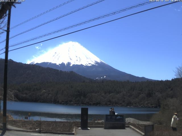 西湖からの富士山