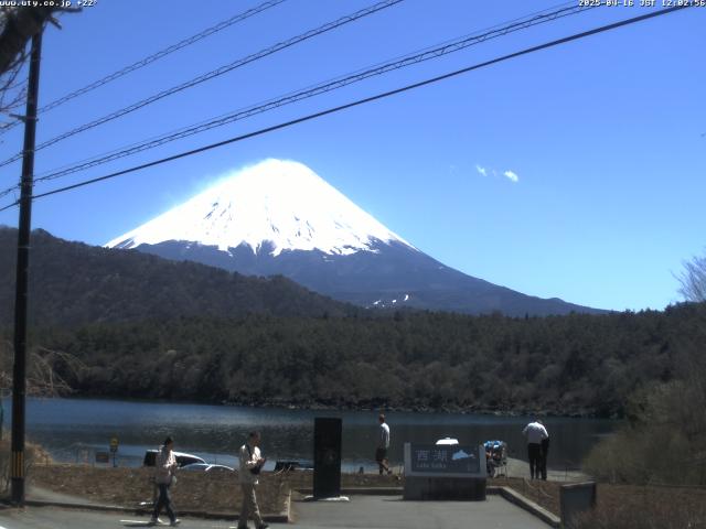 西湖からの富士山