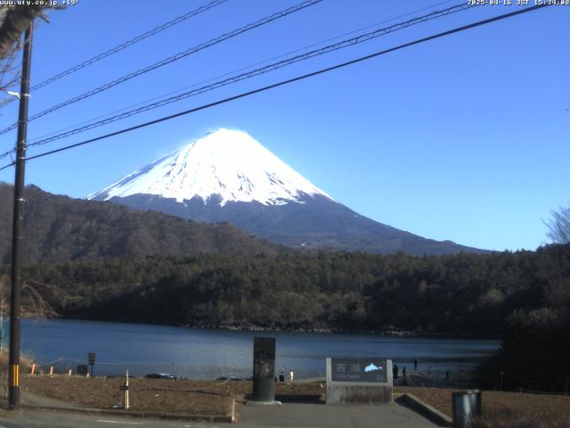 西湖からの富士山
