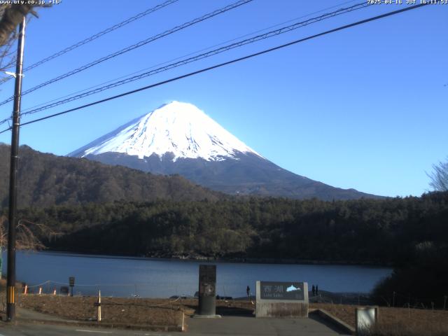 西湖からの富士山
