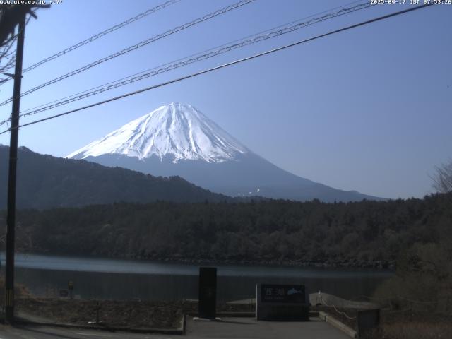 西湖からの富士山