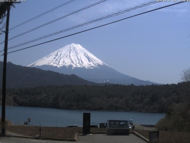 西湖からの富士山