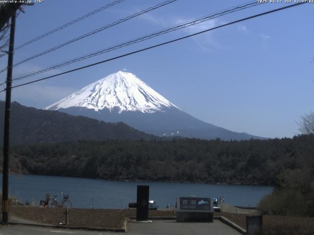 西湖からの富士山