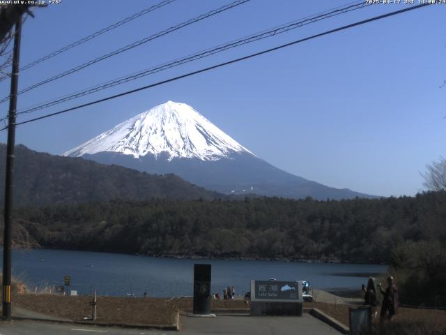 西湖からの富士山