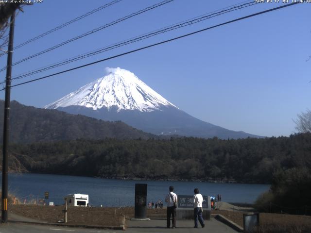 西湖からの富士山