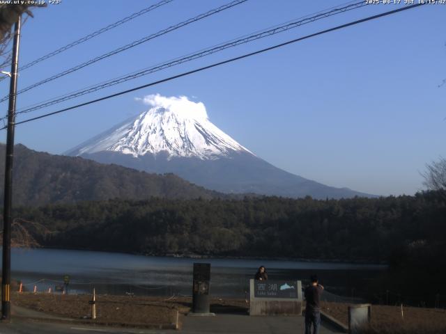 西湖からの富士山