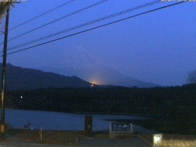 西湖からの富士山