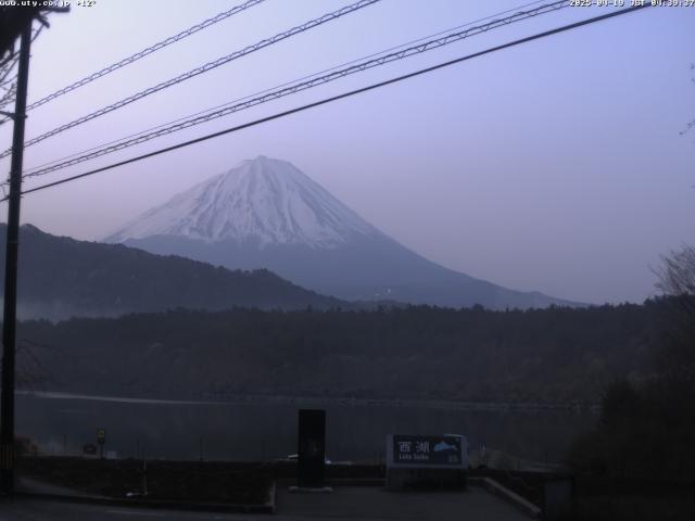 西湖からの富士山