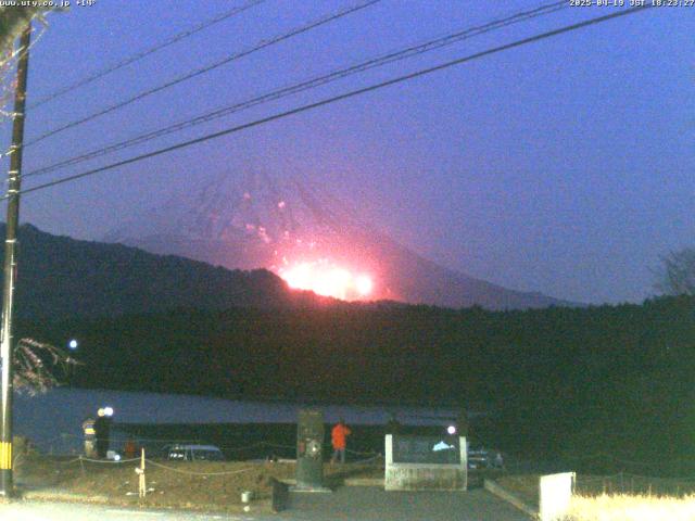 西湖からの富士山
