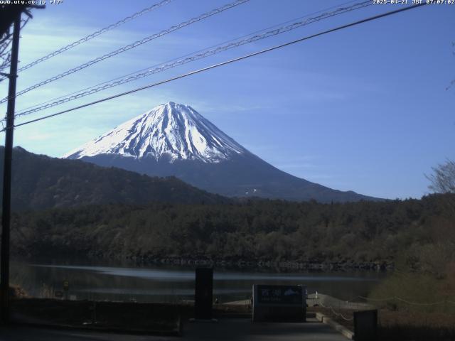 西湖からの富士山