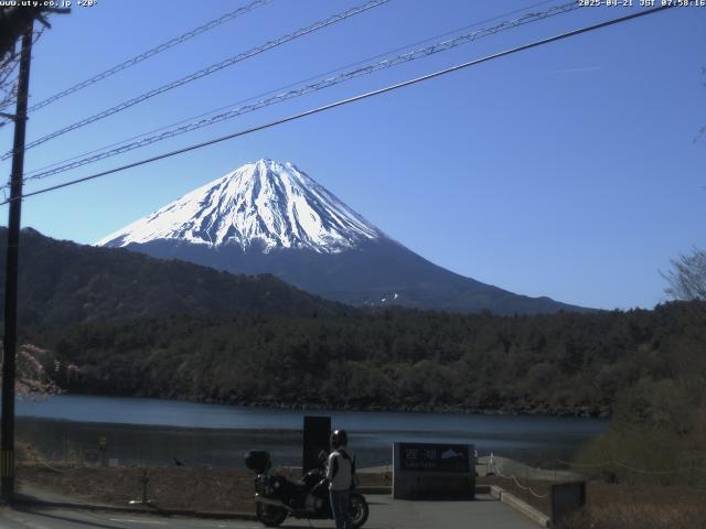 西湖からの富士山