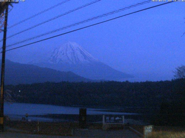 西湖からの富士山