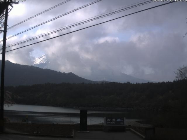 西湖からの富士山
