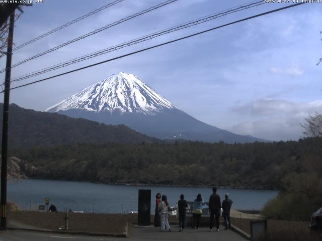 西湖からの富士山