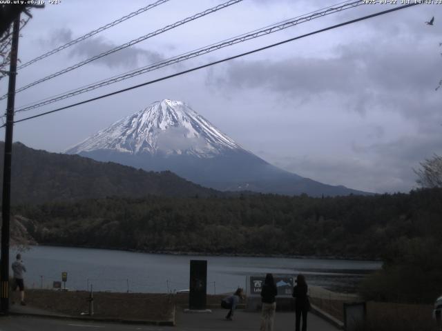 西湖からの富士山