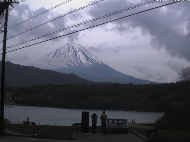 西湖からの富士山