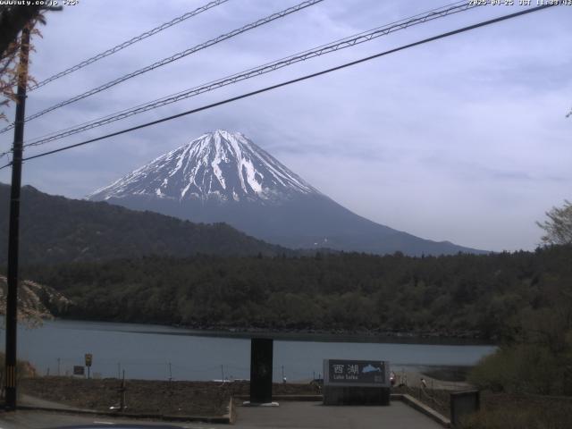 西湖からの富士山