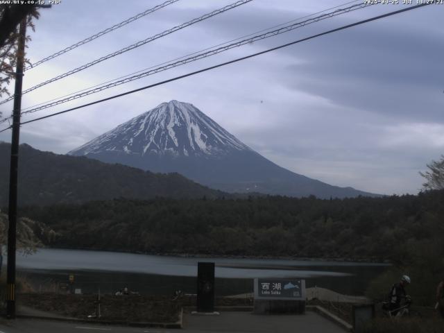 西湖からの富士山