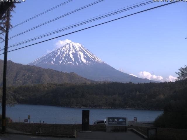 西湖からの富士山