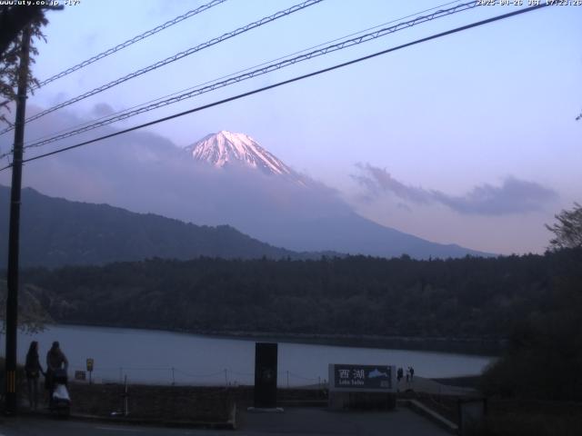 西湖からの富士山