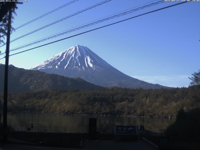 西湖からの富士山