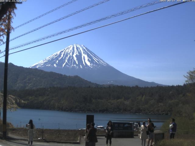 西湖からの富士山