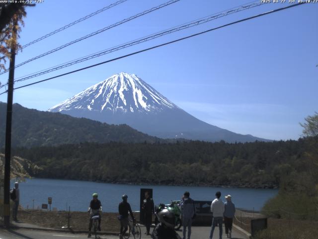西湖からの富士山