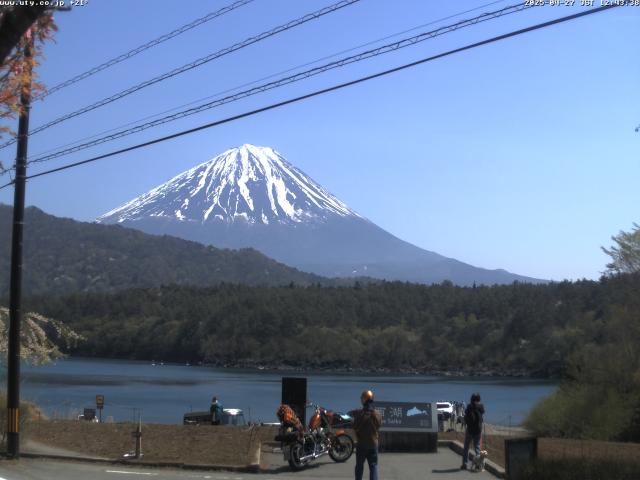 西湖からの富士山