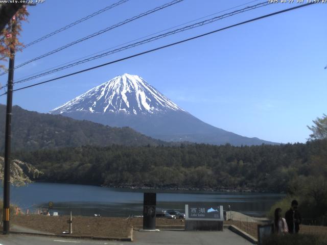 西湖からの富士山
