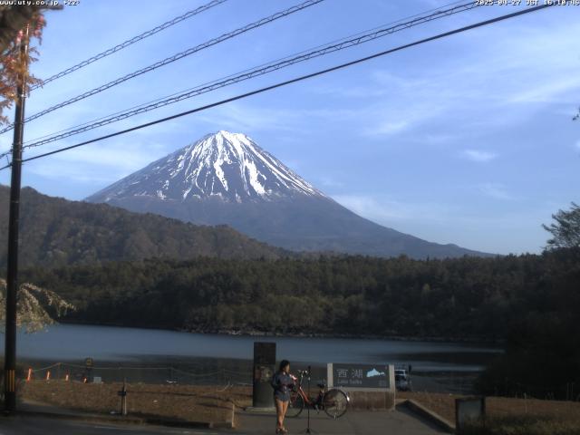 西湖からの富士山